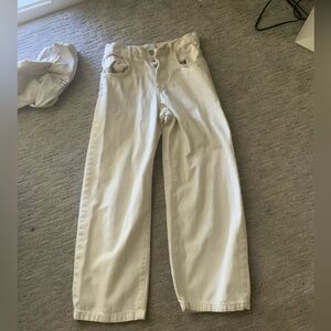 Zara white jeans